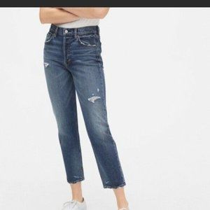Gap High Rise Cheeky Straight Jeans Size 12/31